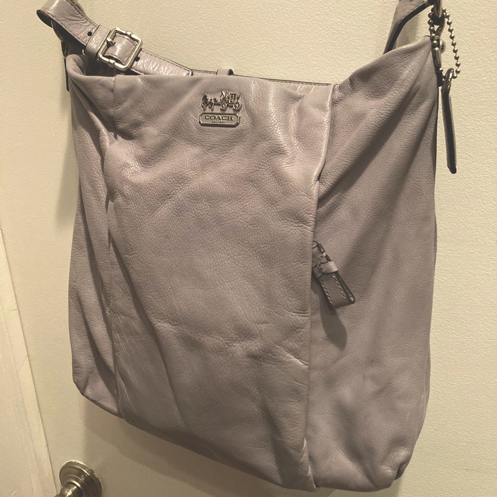 COACH MADISON ISABELLA HOBO PARCHMENT HAND BAG